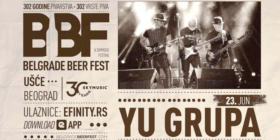 YU grupa: Ikone jugoslovenskog roka zatvaraju ovogodišnji Belgrade Beer Fest!